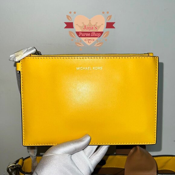 💛Michael Kors Leather Quilted Satchel & Xbody Purse💛 - Picture 11 of 17